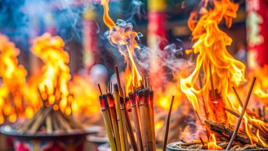 Hungry Ghost Festival in Singapore